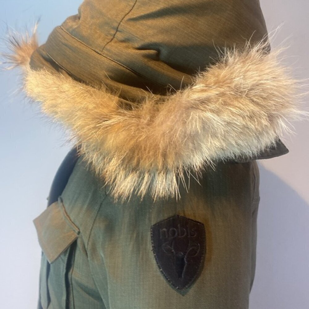 Nobis Cindy women’s parka army green size small - Picture 9 of 16